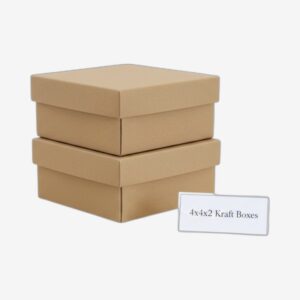 4x4x2 Kraft Boxes