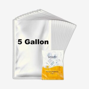 5 Gallon Mylar Bags Resealable