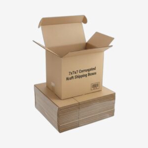 7x7x7 Corrugated Kraft Shipping Boxes