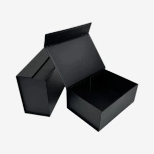 Black Medium Rectangle Magnetic Boxes