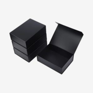 Black Medium Square Magnetic Boxes