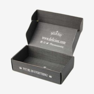 Black Cardboard Box