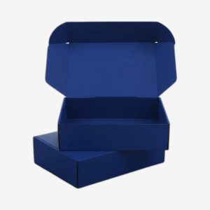 Blue Cardboard Boxes