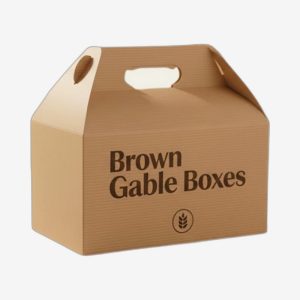 Brown Gable Boxes