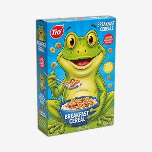Cereal With Frog On Box