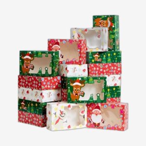Christmas Foil Treat Boxes