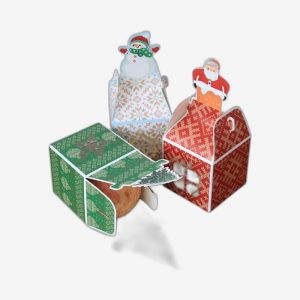 Christmas Tree Folding Candy Boxes