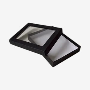 Clear Lid Boxes With Black Base