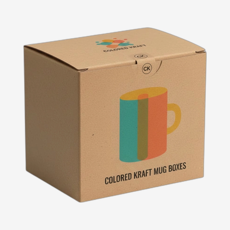 Colored Kraft Mug Boxes