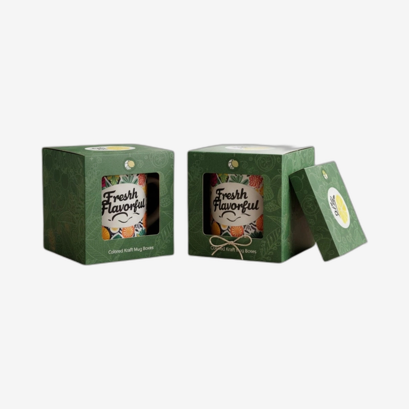Colored Kraft Mug Boxes - Image 2