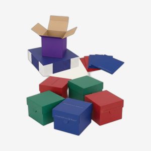 Colored Kraft Tuck Gift Boxes 5x5x5