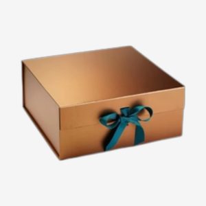 Copper A4 Deep Magnetic Boxes With Changeable Ribbon