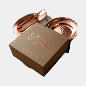 Copper Serveware Packaging