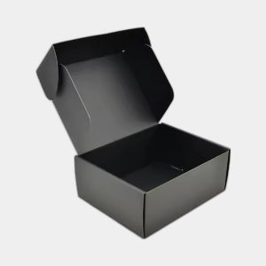 Custom Black Shipping Boxes