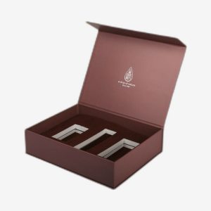 Custom Brown Rigid Boxes With Inserts