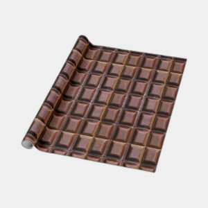 Custom Chocolate Wrapping Paper