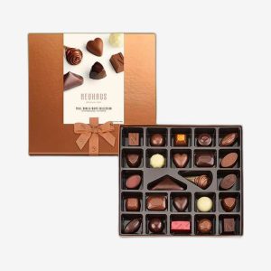 Custom Copper Medium Gift Boxes With Ribbon