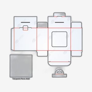 Custom Hanging Box With Window Template