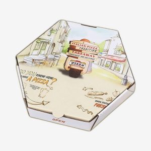 Custom Hexagonal Pizza Boxes