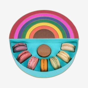 Custom Lid  Tray Macaron Boxes