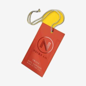Custom Made Glossy Hang Tags