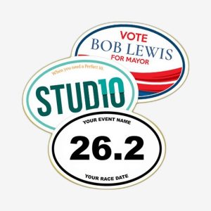 Custom Oval Stickers