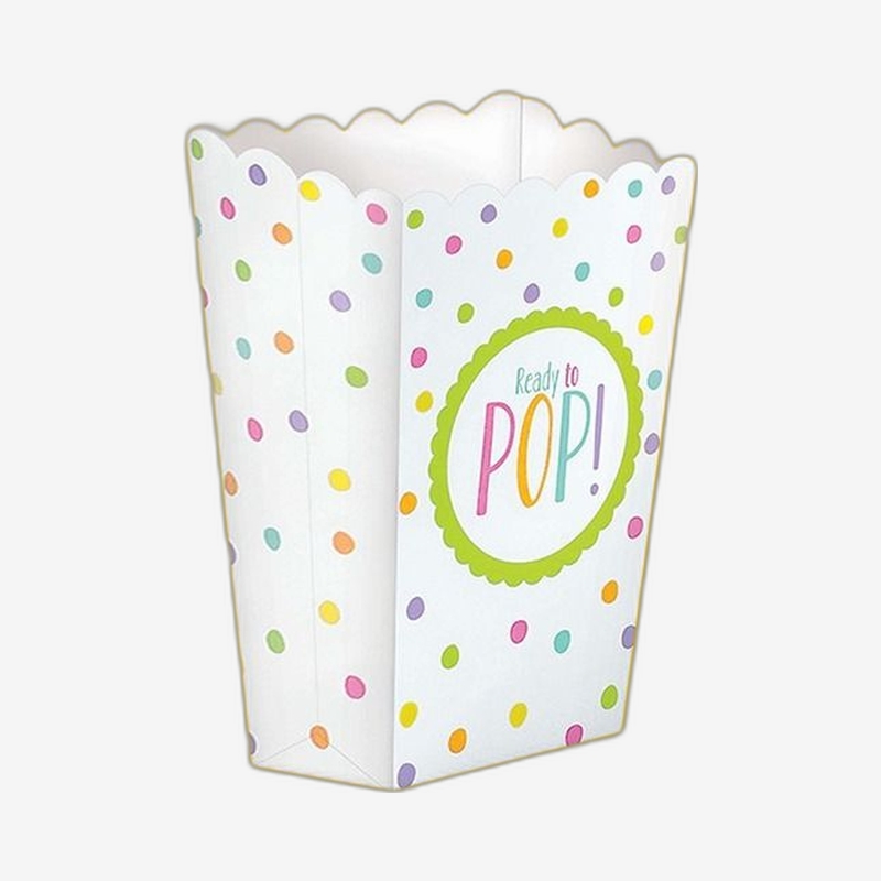 Custom Popcorn Multicolor Boxes
