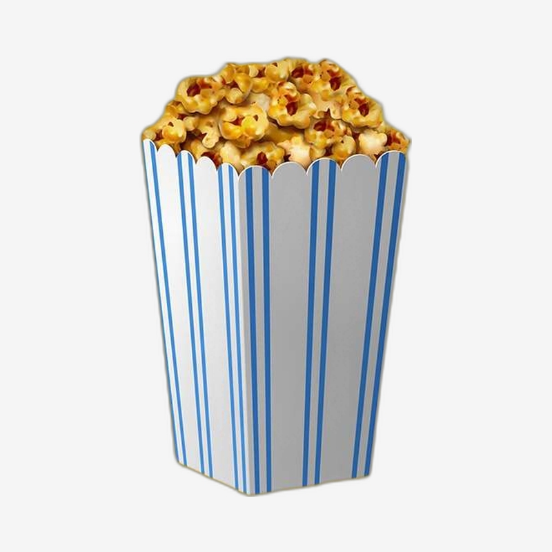 Custom Shaped Inside Outside Printed Popcorn Boxes