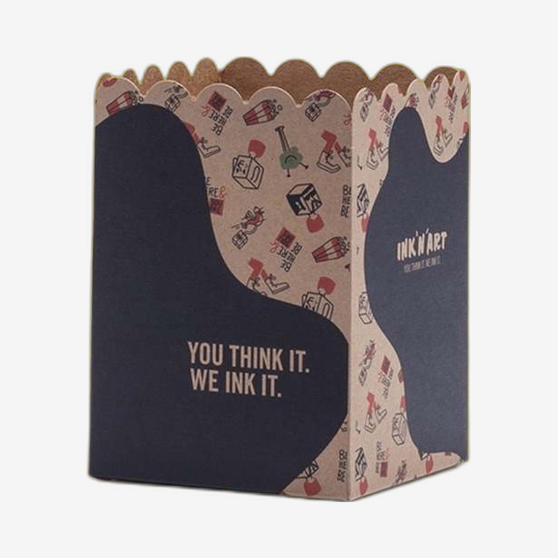 Custom Shaped Inside Outside Printed Popcorn Boxes - Image 5