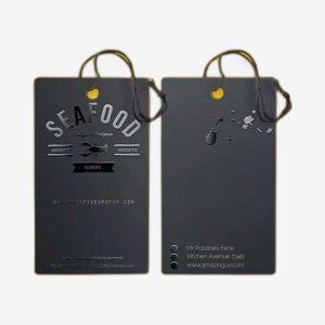 Custom Spot Uv Printed Hang Tags