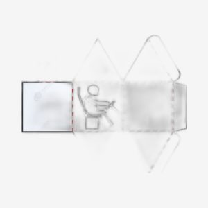 Custom Triangular Hanging Box Template