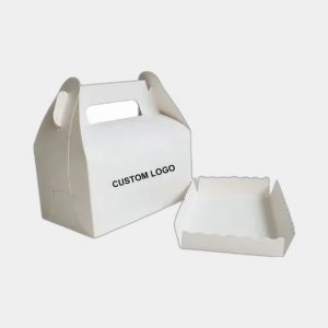Custom White Gable Boxes