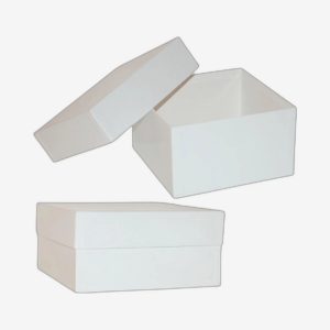 Custom White Rigid Gift Boxes