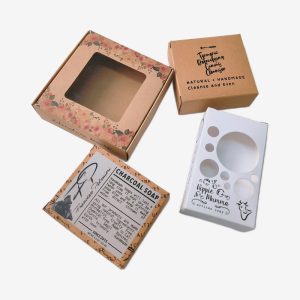 Diecut Window Kraft Soap Box