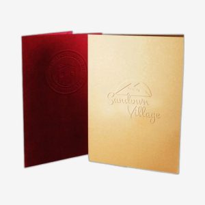 Embossed Folders