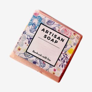 Floral Soap Bar Label
