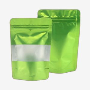 Foil Mylar Pouch Bag For Food With Pvc Window