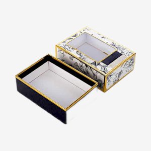 Gold Foil Accent Soap Box