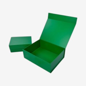 Green A4 Deep Magnetic Boxes