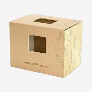 Hot Foil Stamped Kraft Soap Box