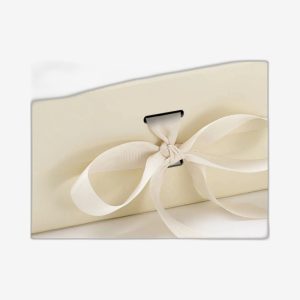 Ivory A5 Deep Magnetic Boxes With Changeable Ribbon