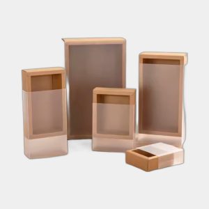 Kraft Box With Clear Lid
