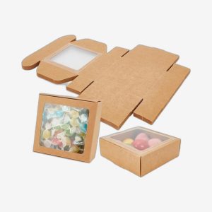 Kraft Paper Window Boxes