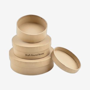 Kraft Round Boxes