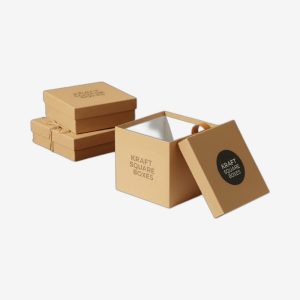 Kraft Square Boxes