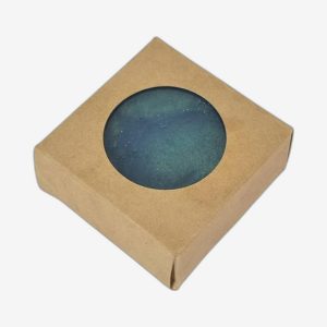 Kraft Square Soap Boxes With Round Window