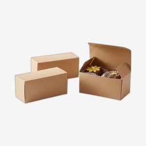 Kraft Truffle Boxes