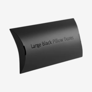 Large Black Pillow Boxes