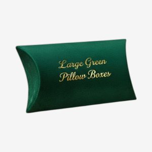Large Green Pillow Boxes