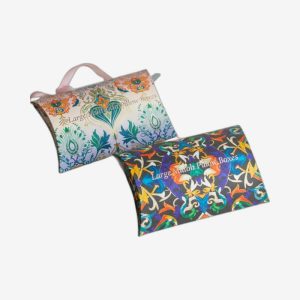 Large Multicolor Pillow Boxes